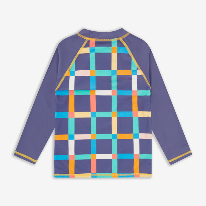 UV Protective Rash Vest Multi Check